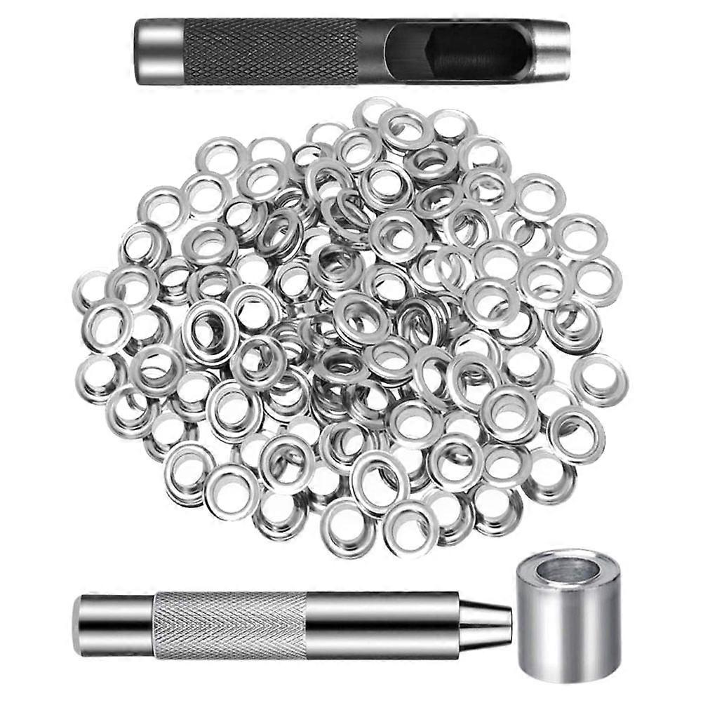Grommet Fixing Kit Metal Eyelets for Tent Installation 2Sets with Tools