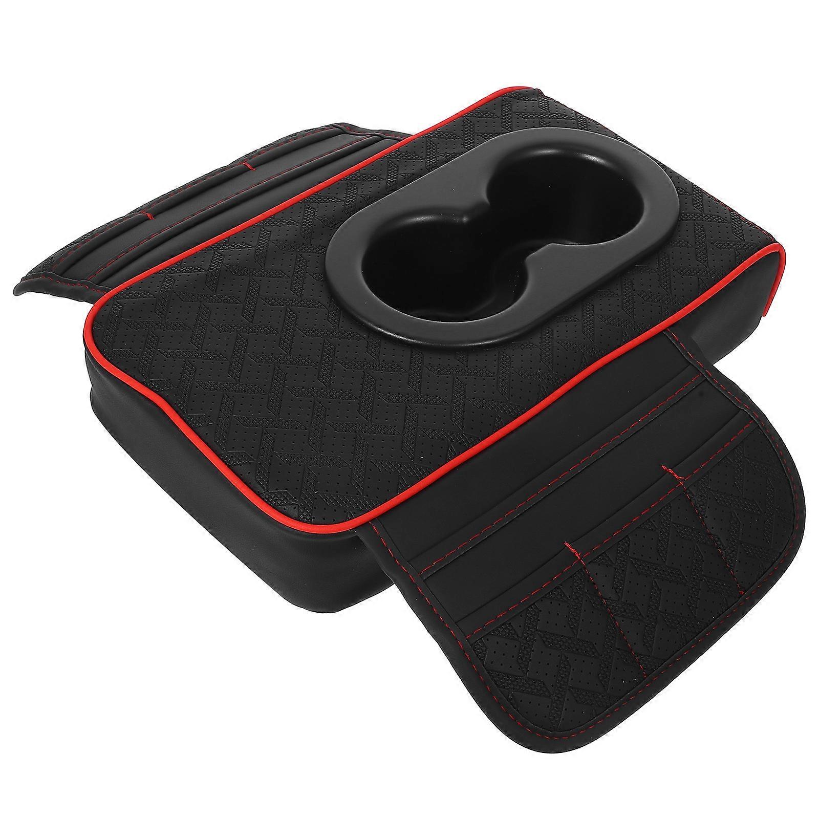 Multifunctional Car Armrest Box with Cup Holder for Storage Purposes