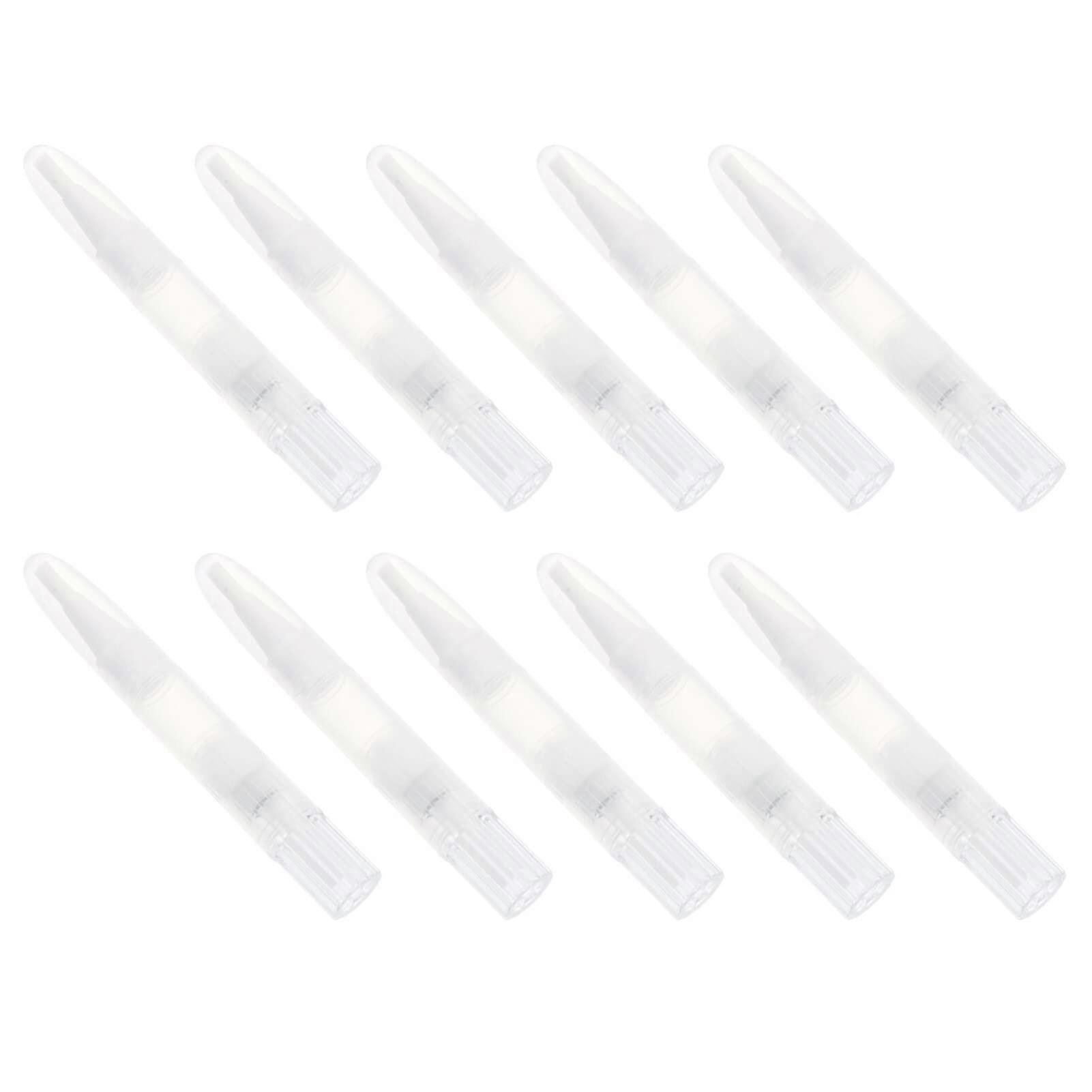 10pcs Lip Gloss Pen Twist Up Reusable Applicator with Liquid Lip Brush for Makeup and Cuticle Oil
