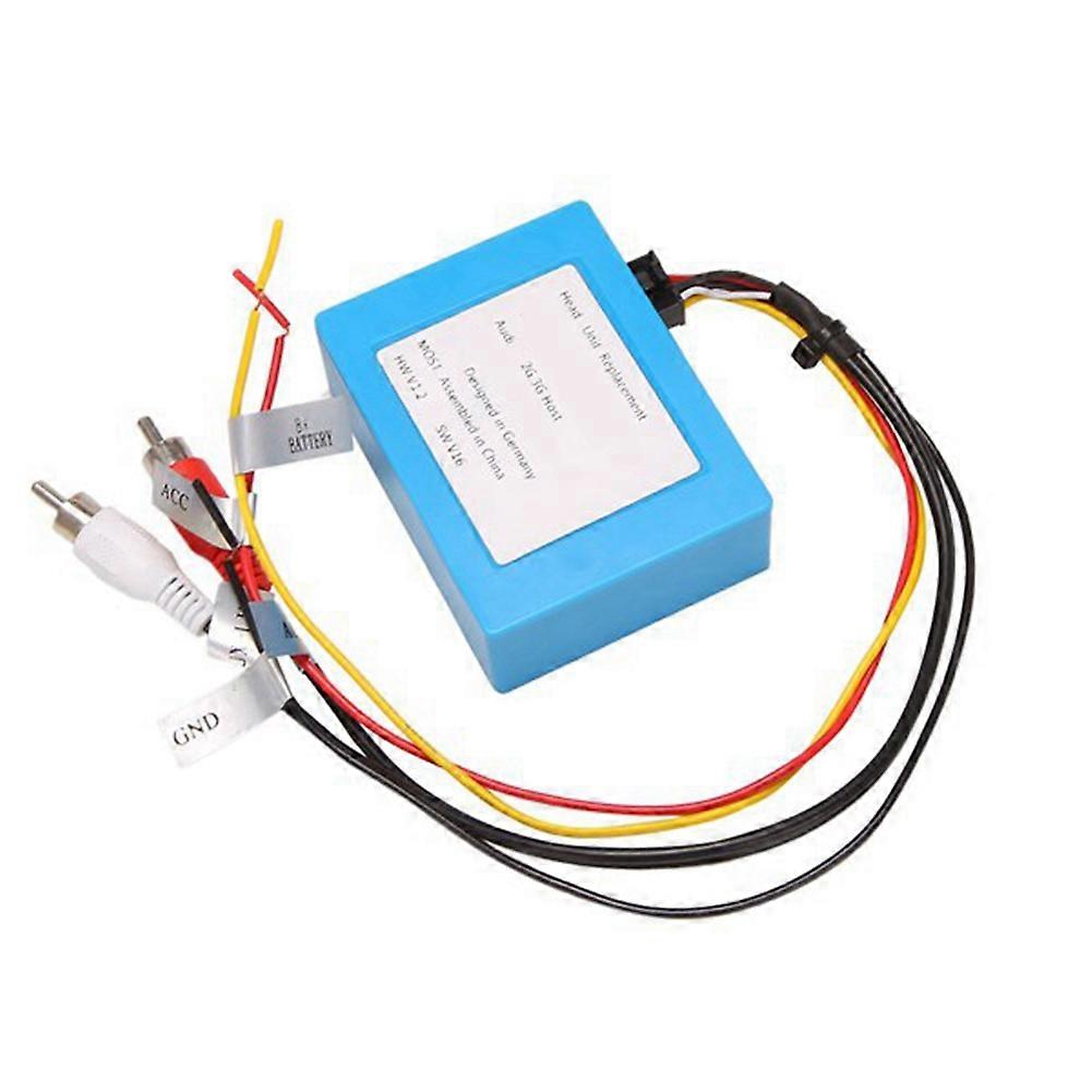 Car Most Aux Optical Fiber Decoder Box Amplifier Decoding Adapter for BMW E83 E85 E87 E90 E91 E92 E70 E71 E72 F01 F02
