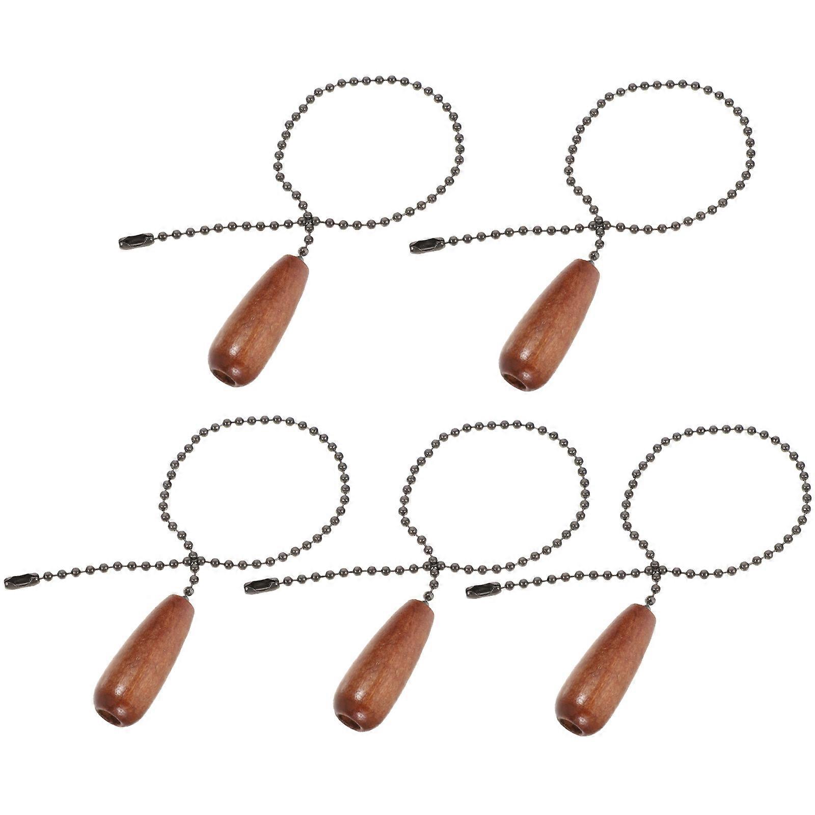 Bedside Lamp Chains Wooden Pendant for Hanging Use 20Pcs Bundle