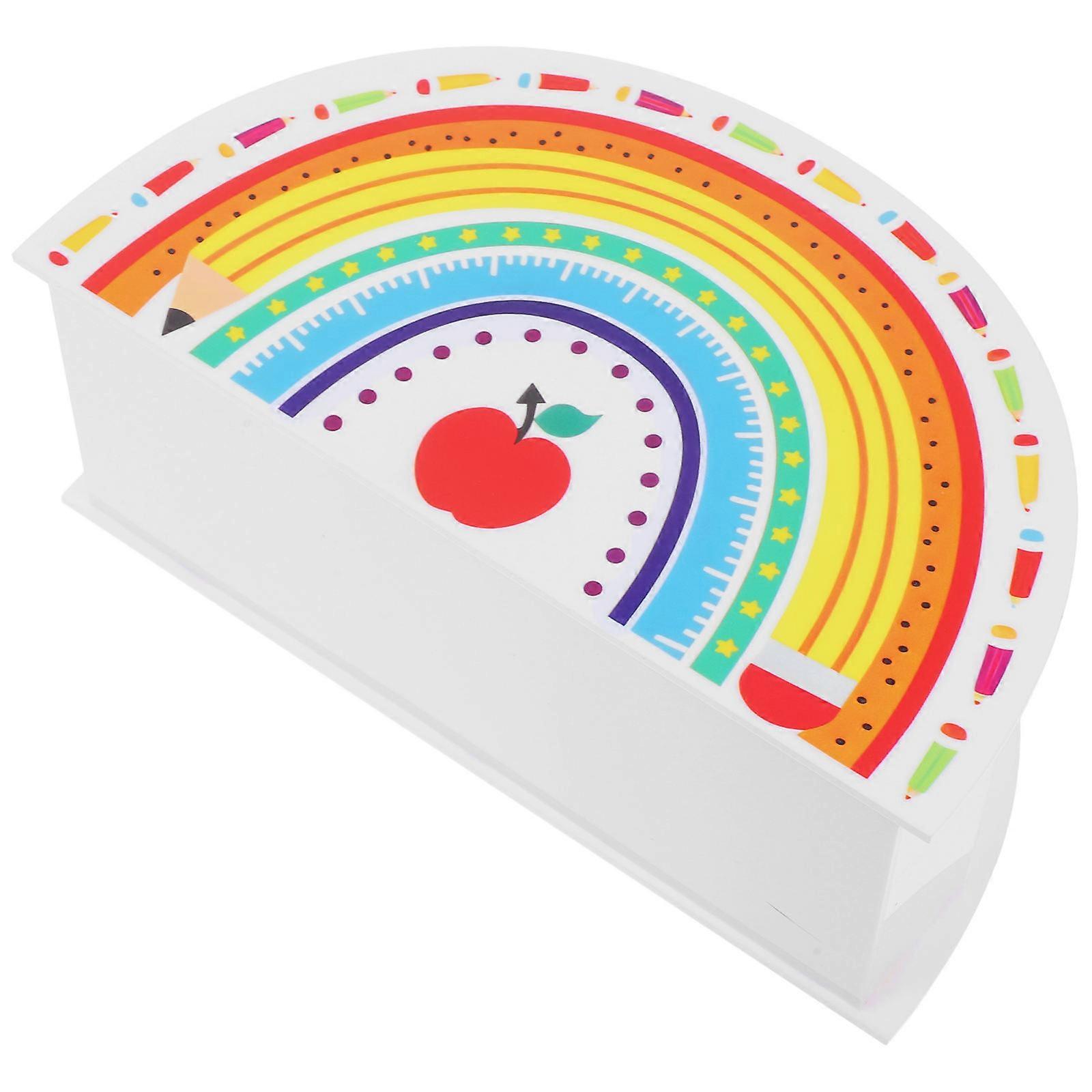 Rainbow Pen Organizer Acrylic Holder for Storage