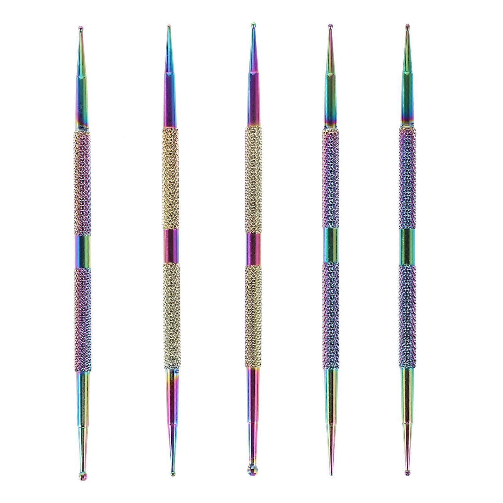 Double Ended Nail Dotting Tool for Painting 5Pcs Set