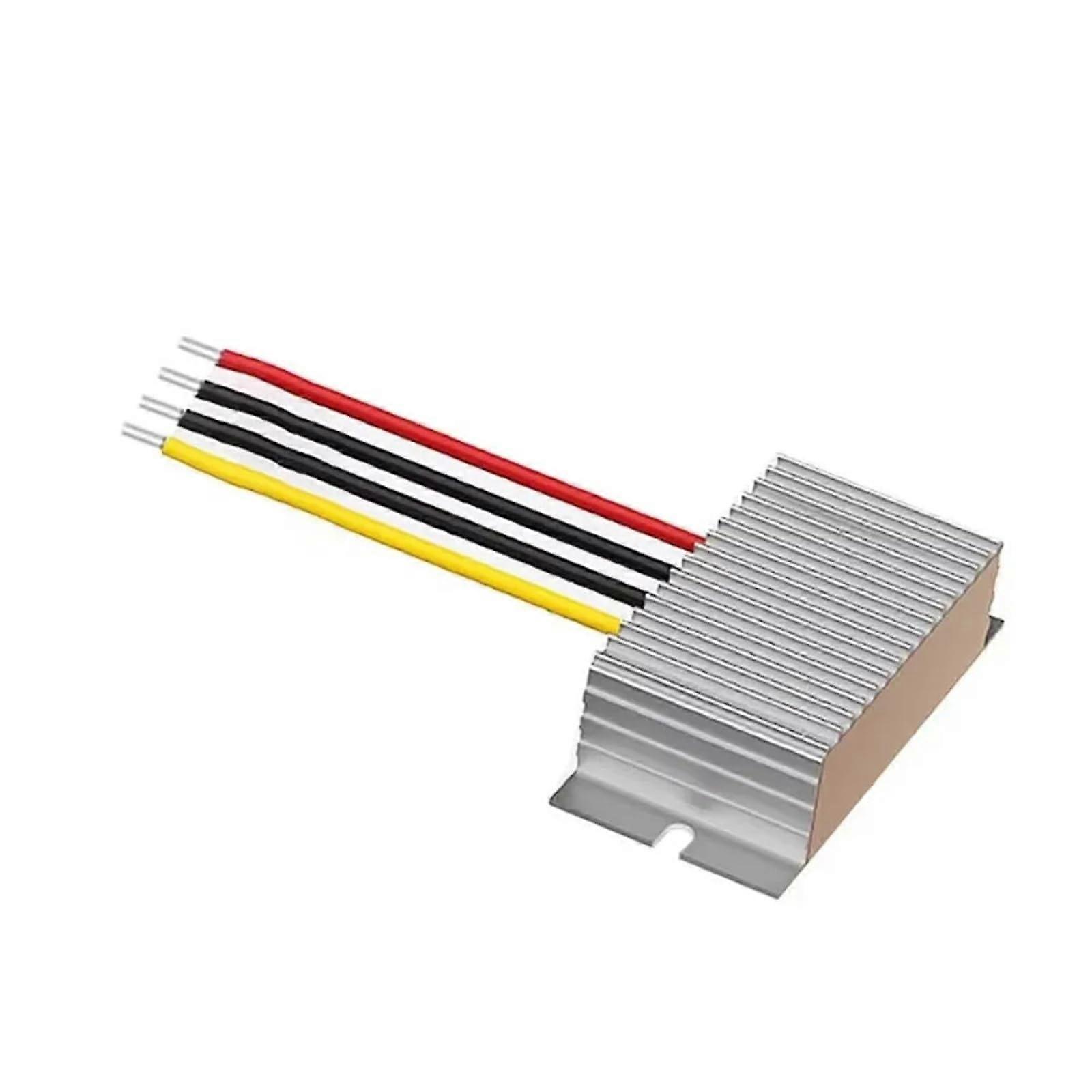 24V to 12V Buck Converter Waterproof 60W DCDC StepDown Power Supply 12V Output 3A Model 12V_24V to 12V 3A For Cars