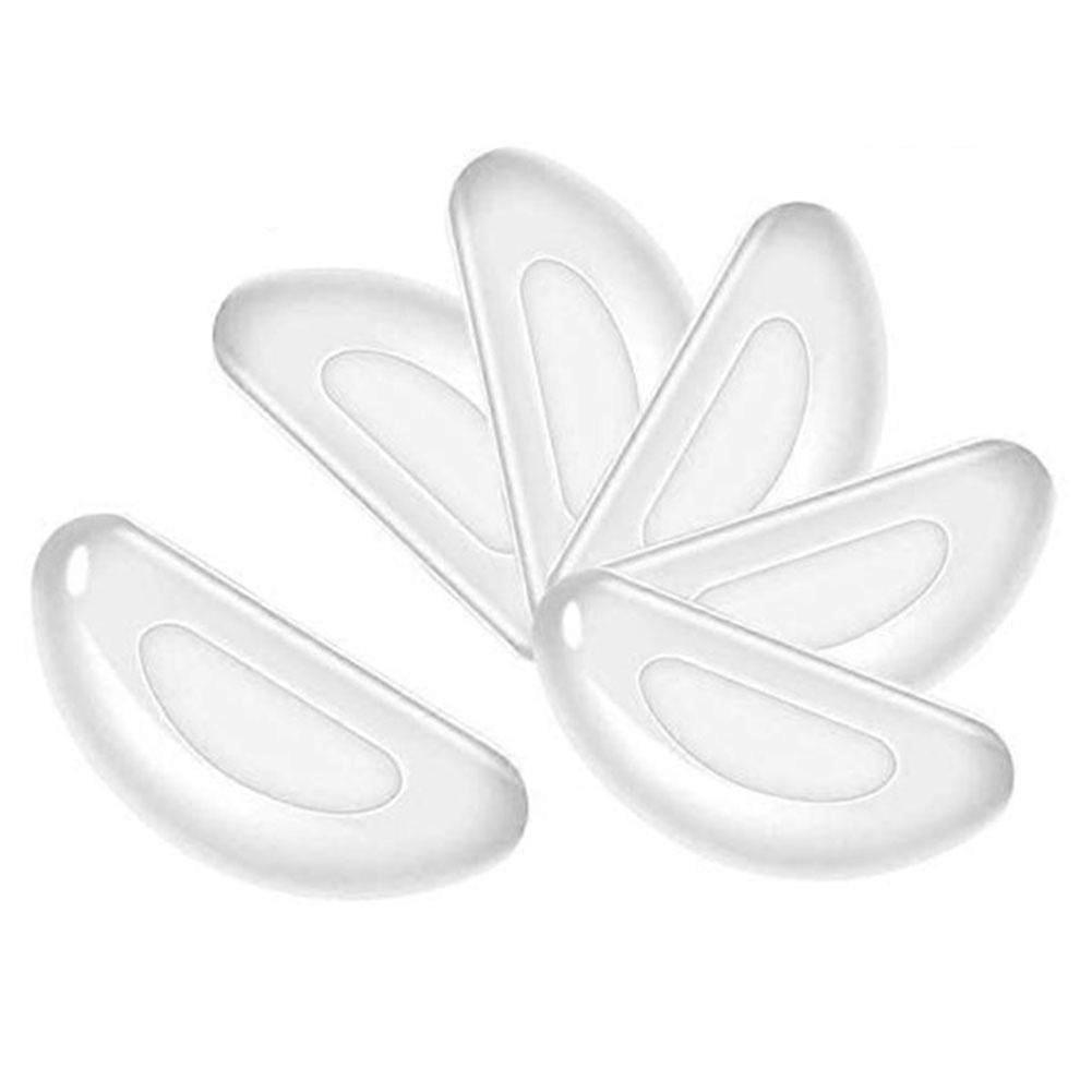5 Pairs Of Transparent Nose Pads For Glasses Silicone Nose Pads For Glasses To Prevent Indentation