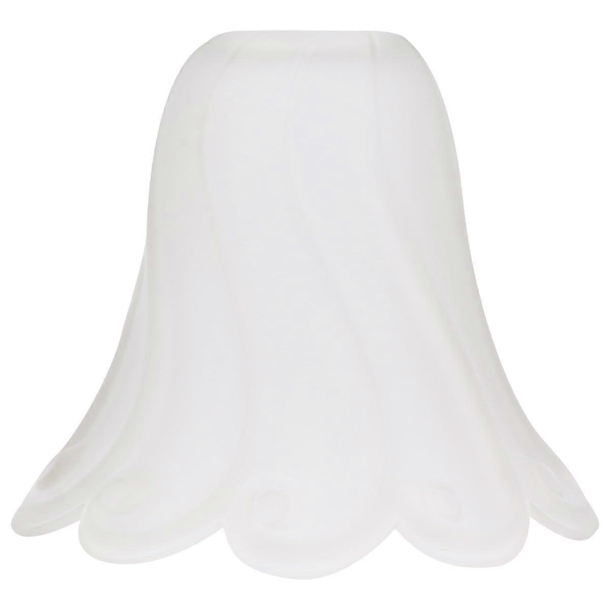 Glass Lamp Shade for Ceiling and Wall Fixtures, Elegant Floral Design, Warm Ambient Lighting