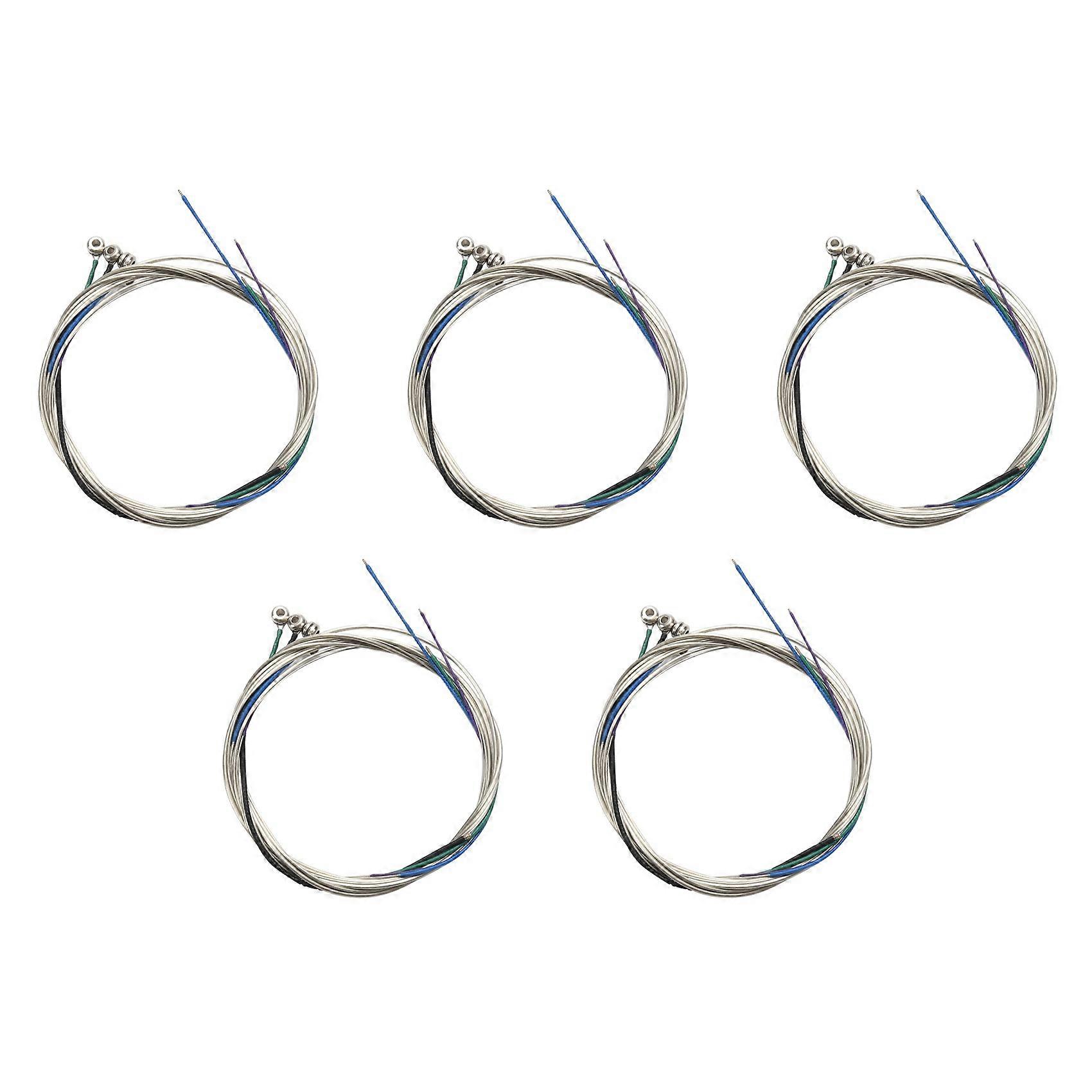 5X V70 Viola Strings Nickel Chrome Wound ADGC Full Set Wire Ball End