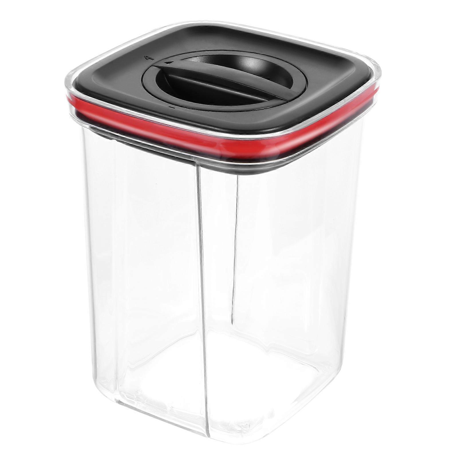 Black Plastic Sealed Jar for Storage Use with Sealed Lid
