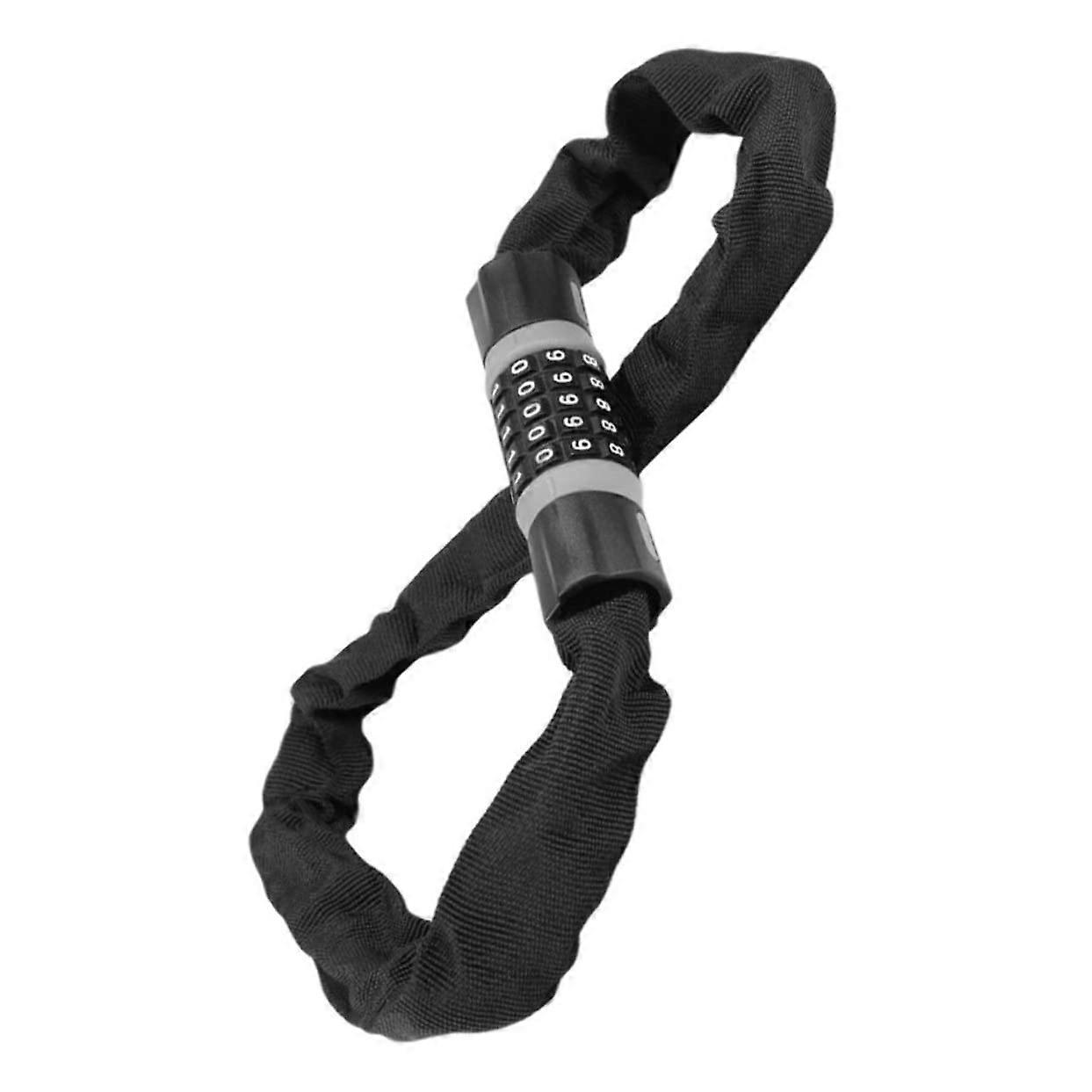 Motorcycle Chain Lock Heavy Duty Waterproof 5Digit Combination AntiTheft Bike Security Chain