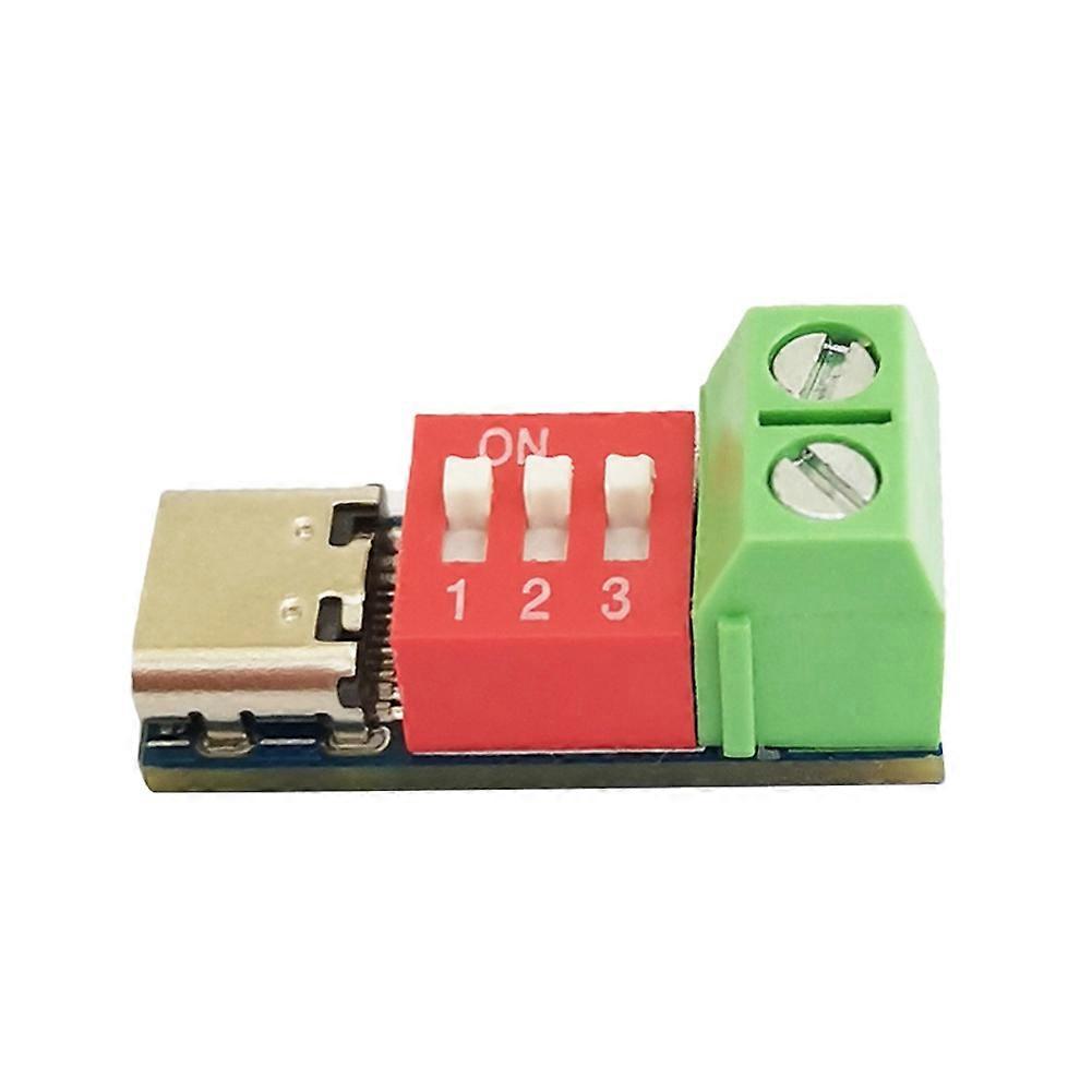 1PCS Type-C PD QC Trigger 5V-20V DC Adjustable Voltage Power Module