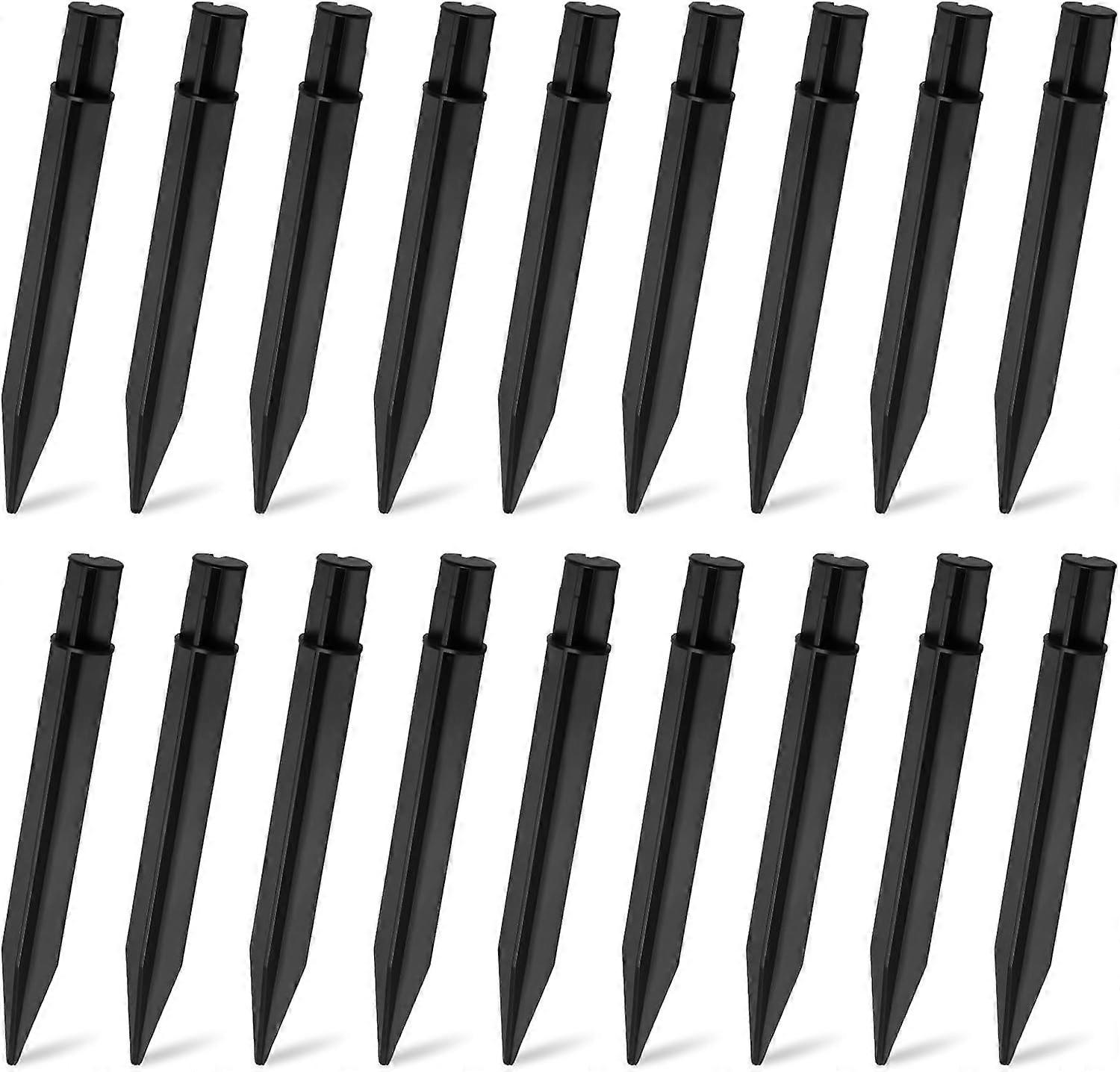 18-Piece ABS Plastic Pegs, Solar Light Pegs