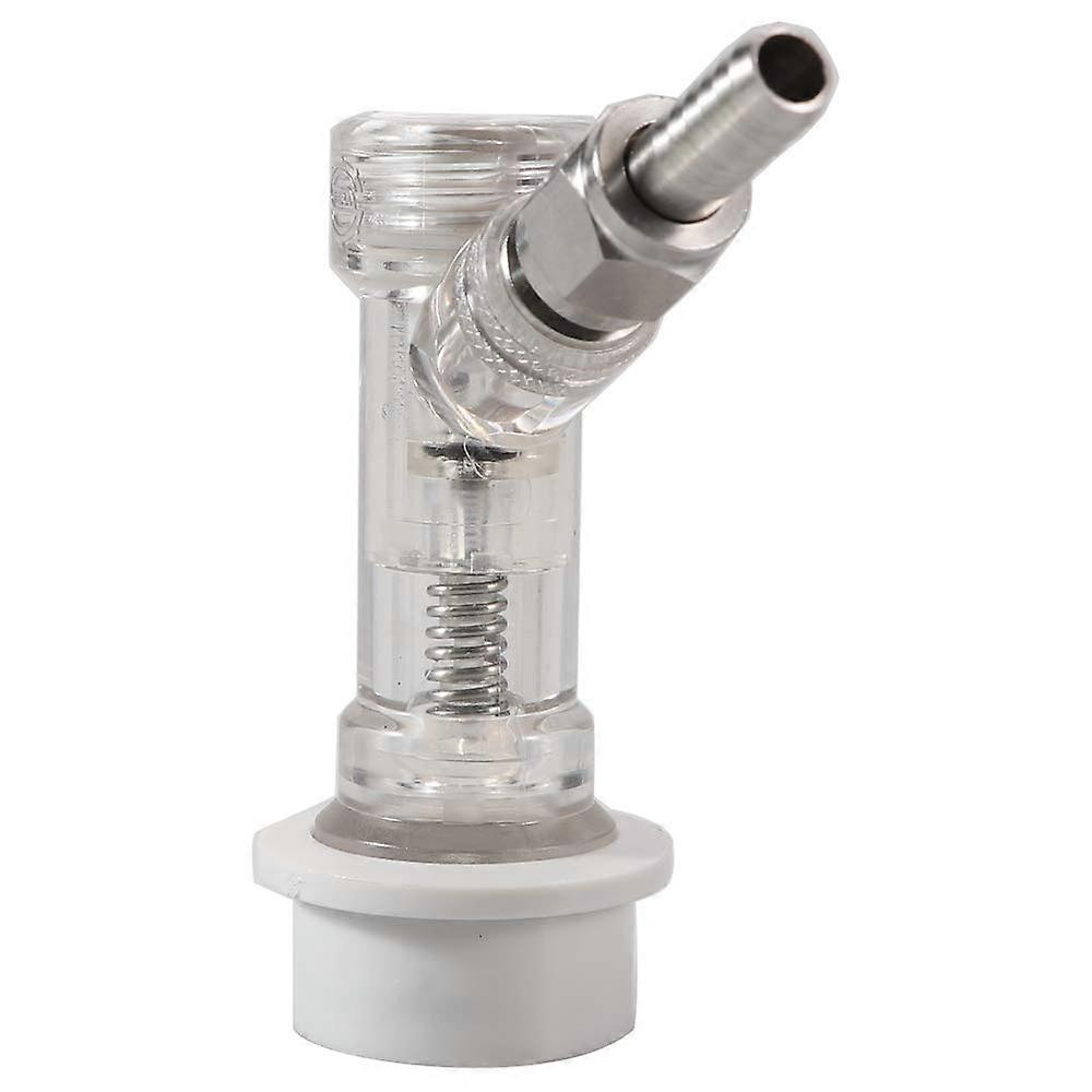 Ball Lock Gas Disconnect with Check Valve for Homebrew Keg Draft System