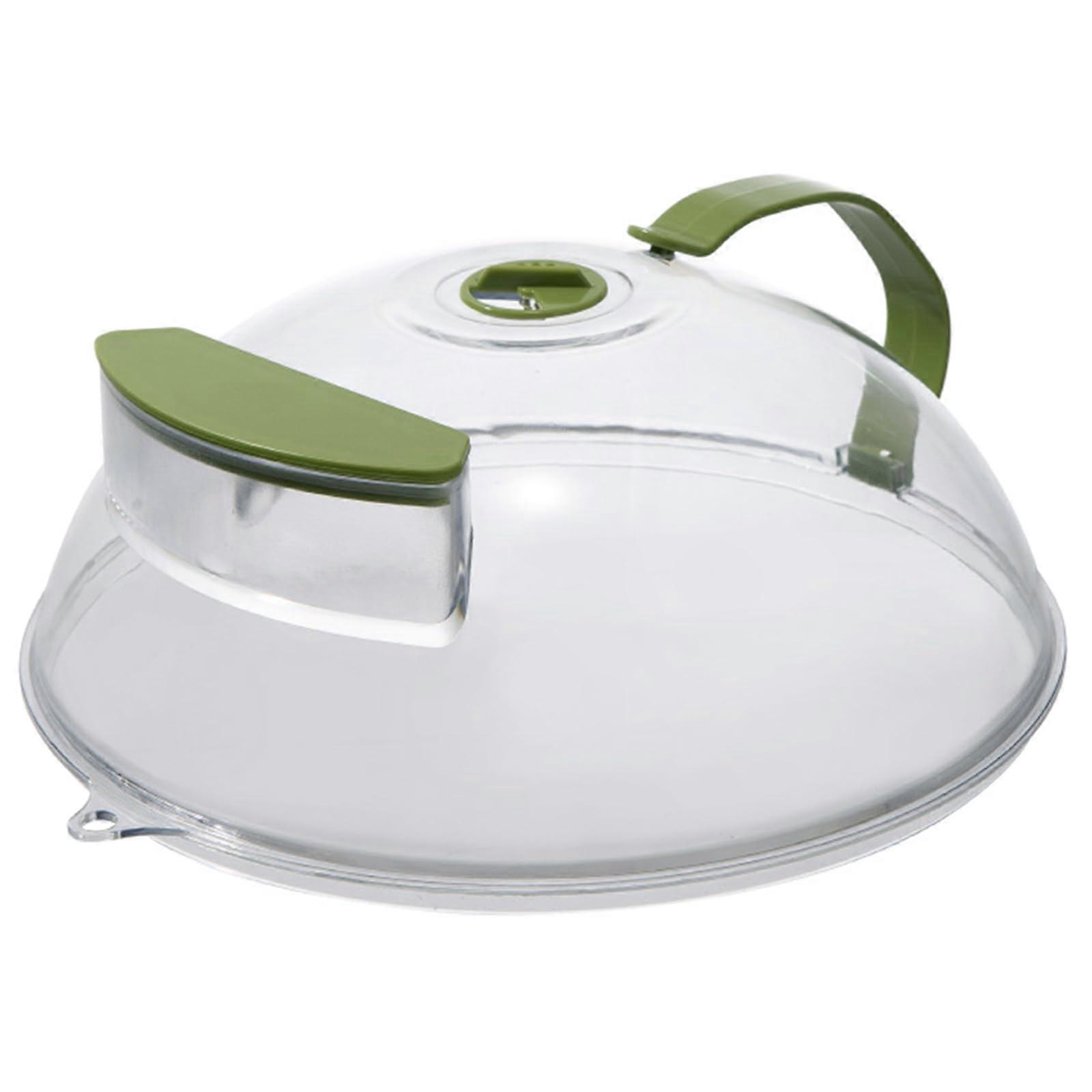 Microwave Cover with Adjustable Steam Vent and Handle, AntiSplatter Guard for Cooking