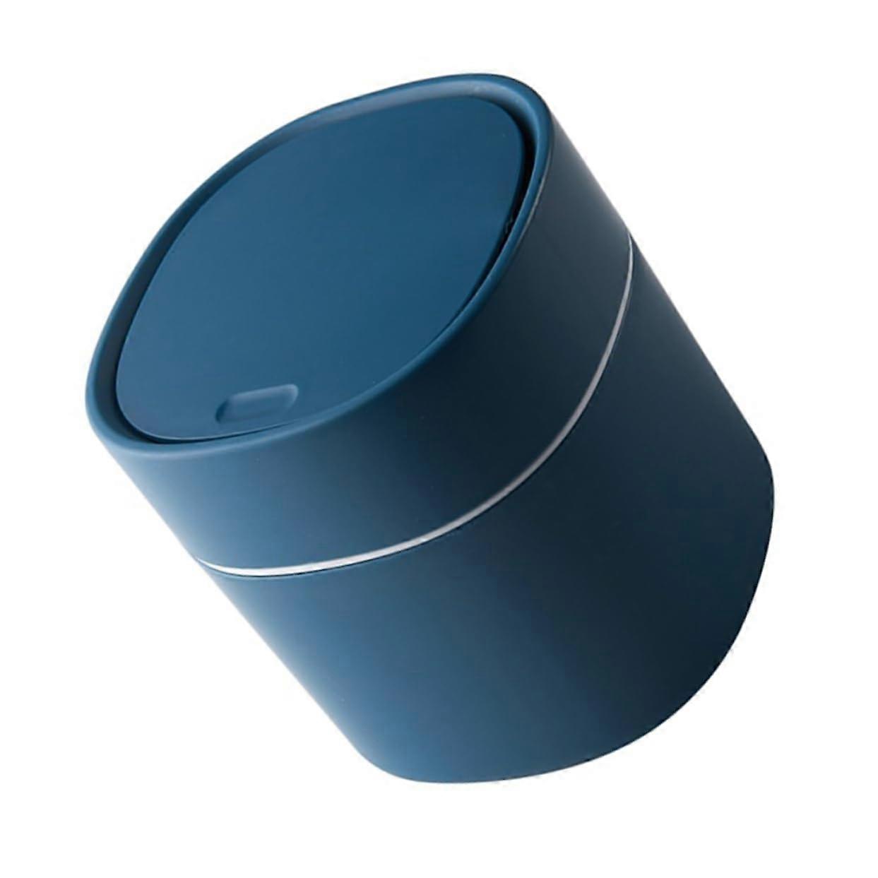 Desktop Trash Can with Lid, Compact Mini Garbage Bin for Kitchen, Office, Bathroom and Car