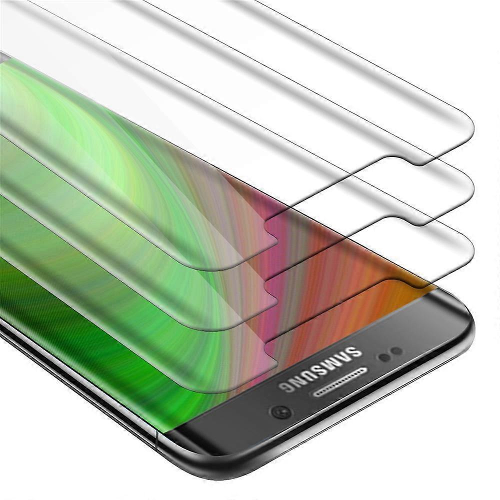3x Screen protector compatible with Samsung Galaxy S6 Edge