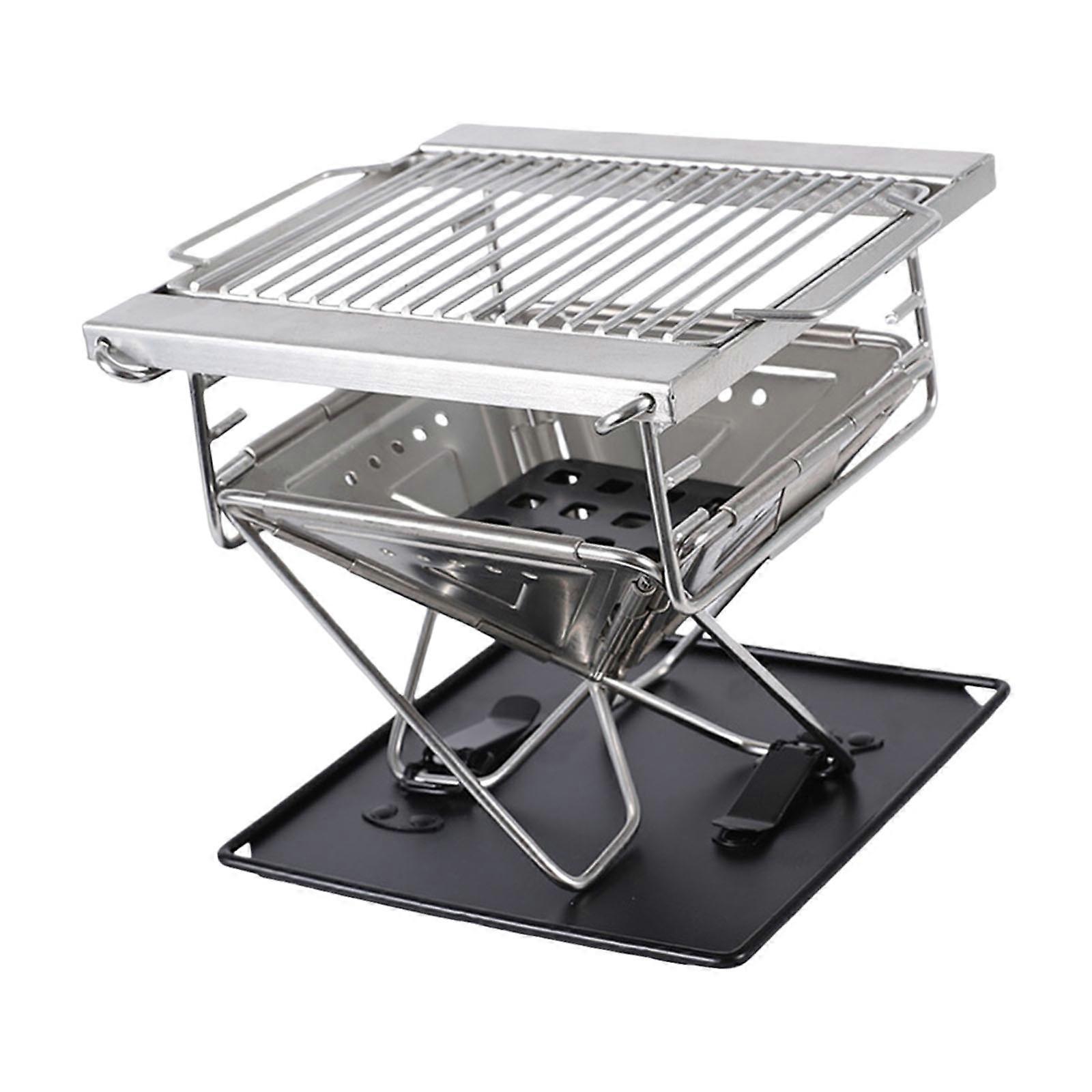 Wind Resistant Outdoor Folding Stove Stable Cooking Performancex When Folded Efficient Combustion Various Setting Multicolor