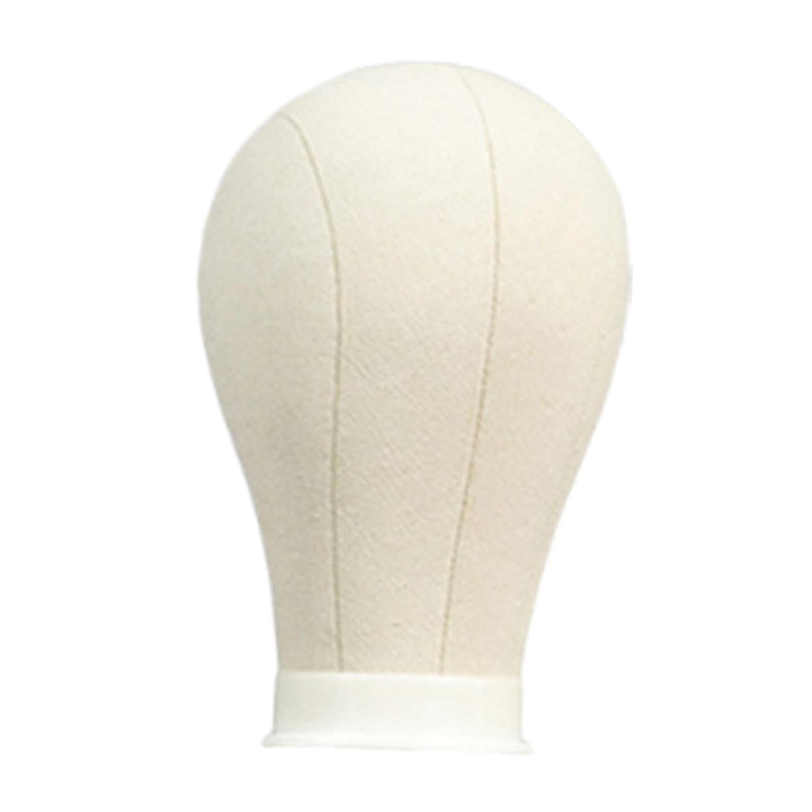 Canvas Mannequin Head 58cm Wig Display Stand with PinFriendly Surface and Stable Base