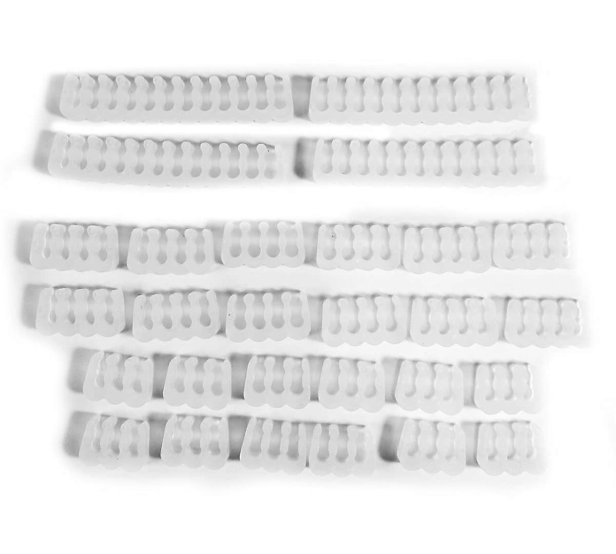 Clear Cable Management Combs Kit 28 Piece for PC Builds and Improved Airflow Efficiency