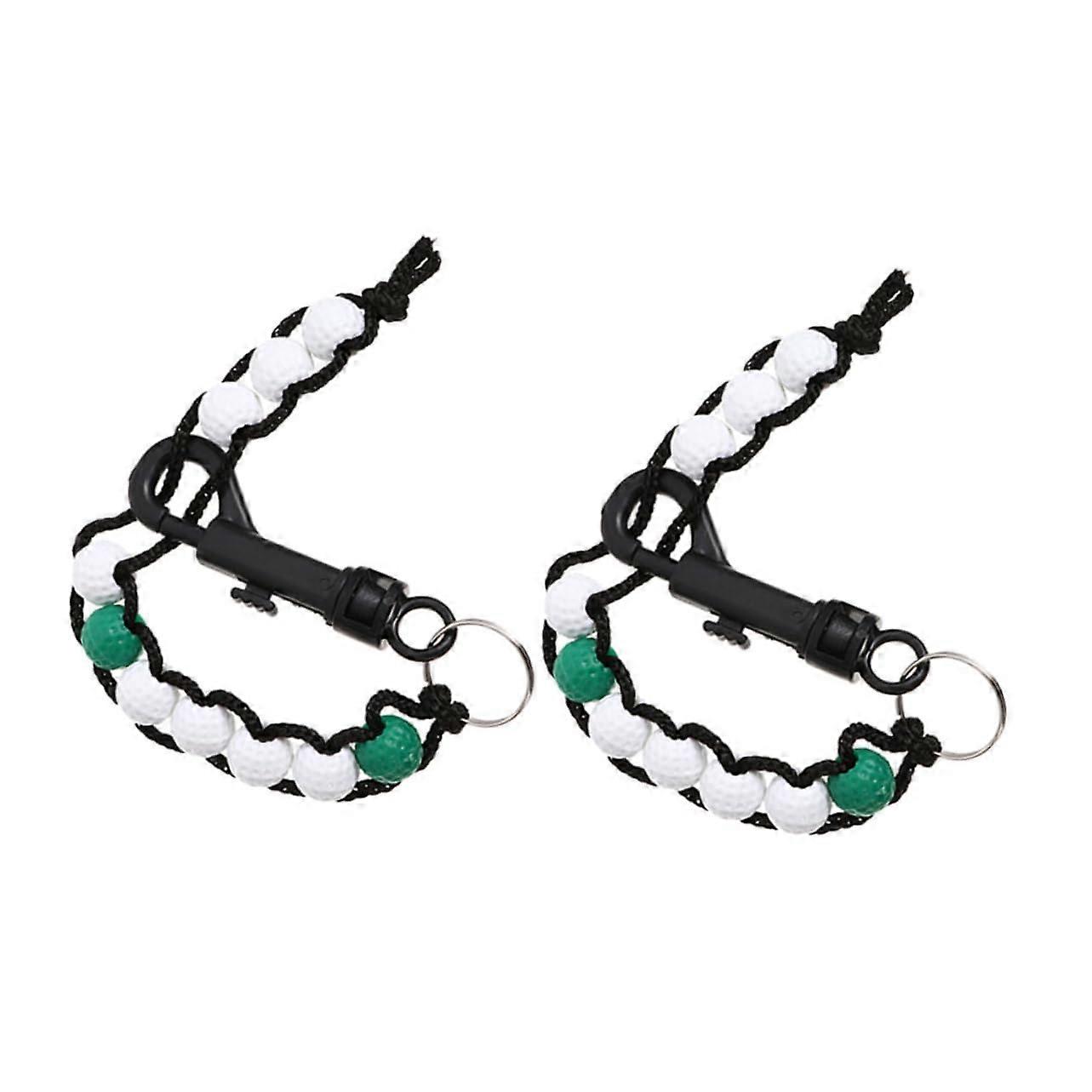 Golf Score Counter with Durable Plastic Beads for Accurate Stroke Tracking and Compact Golf Training