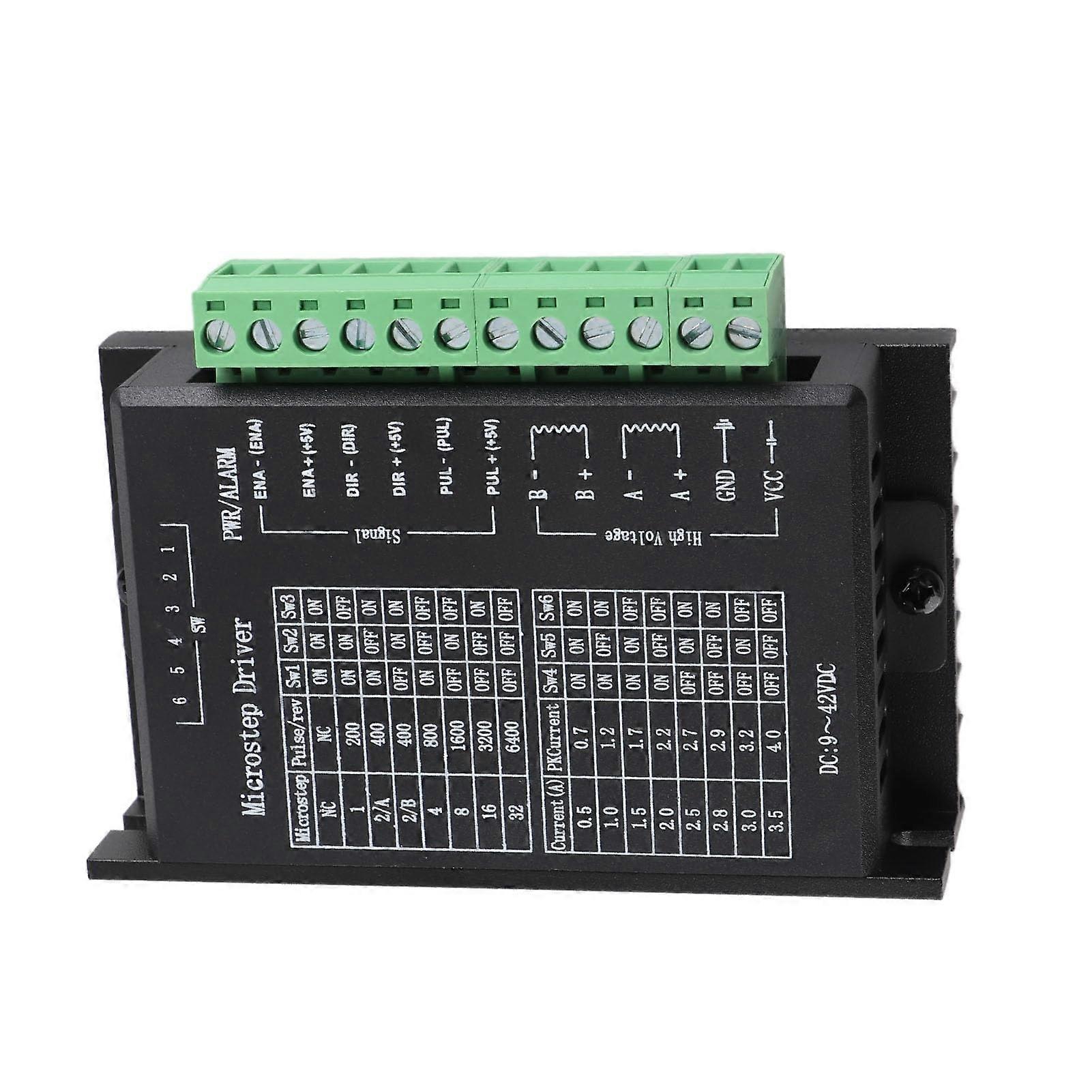 Stepper Motor Driver with Speed Pulse Input, NEMA 17 23 34 Controller, Thermal Protection