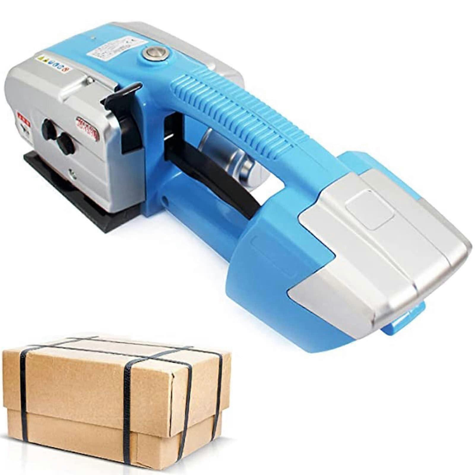 Electric Strapping Machine Kit with 3000mAh Battery, Automatic Welding Tool for 1316mm PP PET Straps