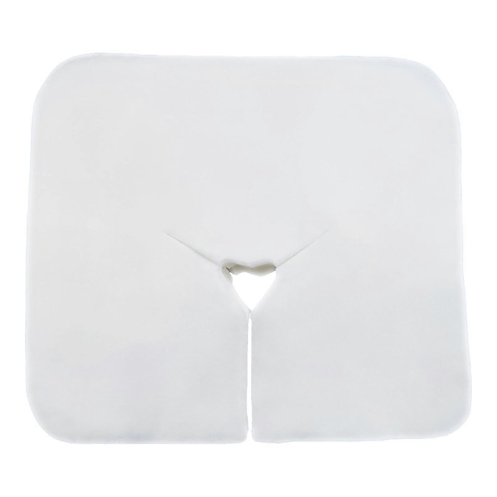 100 Pack Disposable Massage Table Face Cradle Covers Soft Cotton Headrest Sheets for Spa and Salon