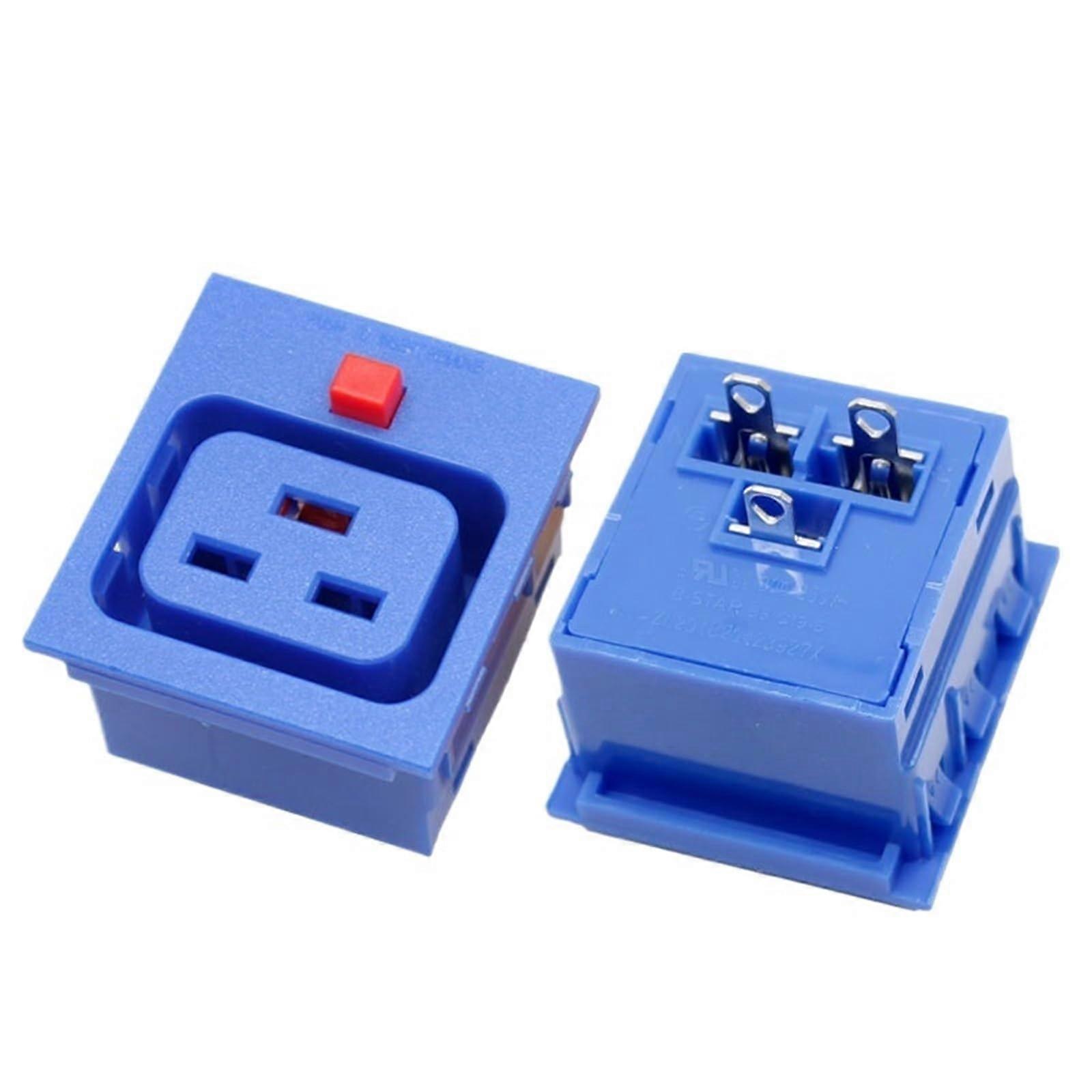 IEC320 C19 Lockable PDU UPS Outlet Socket 3P Fit 70A for Extension Cord Installation