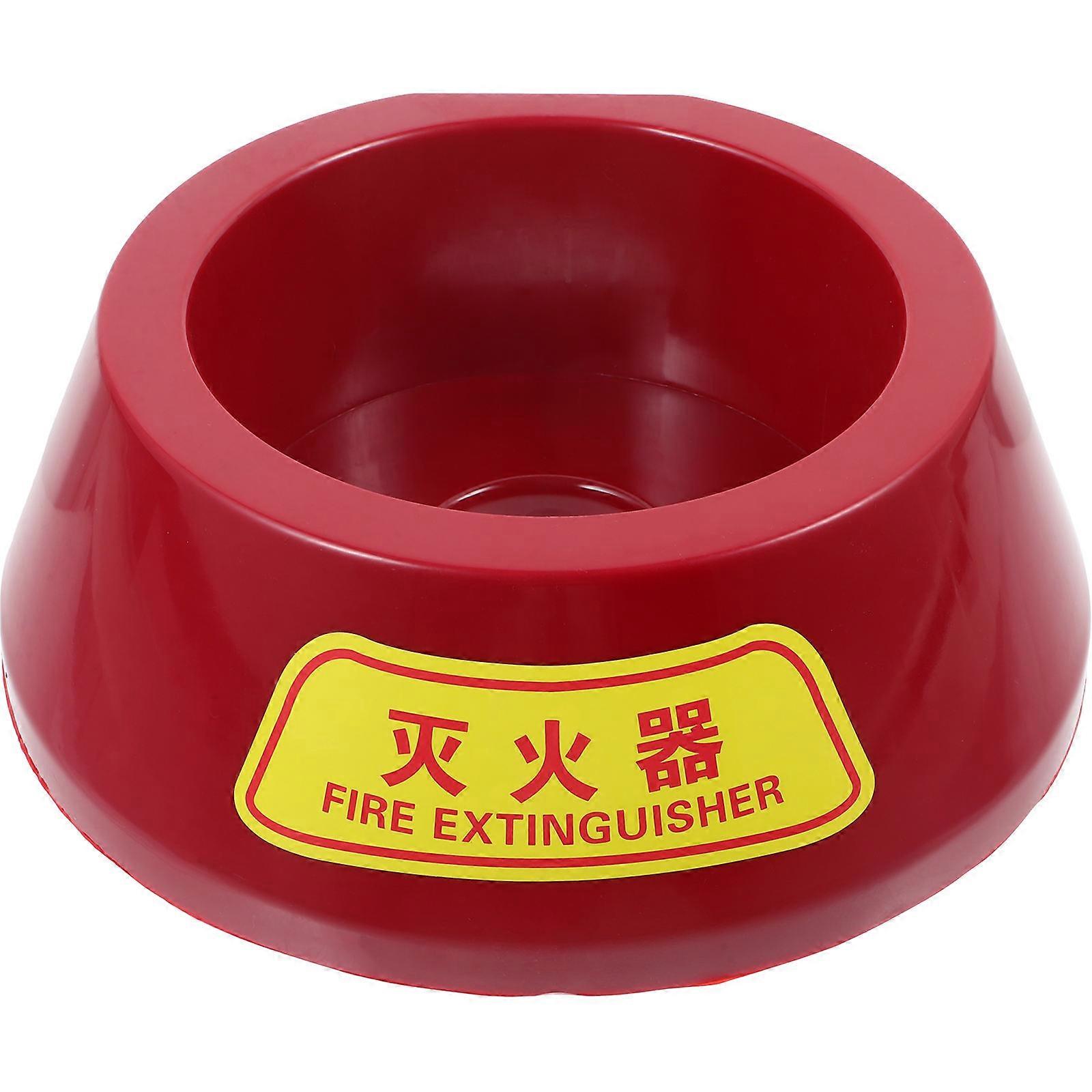 Fire Extinguisher Base Plastic Holder for Holding Use Brown Floor Stand