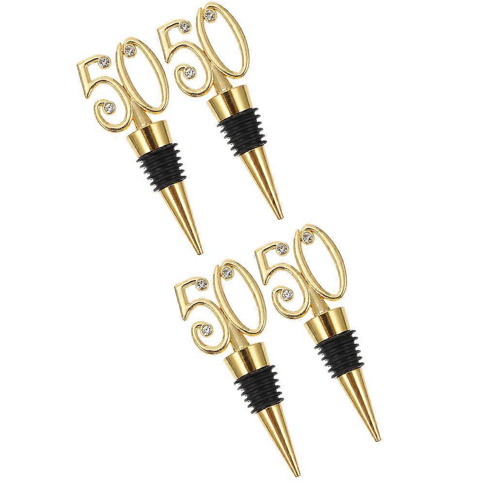 Creative Sealing Plug Birthday 4Pcs for Party Use