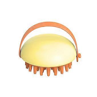 Scalp Massager Brush with Soft Silicone Bristles and Strap, Travel Size Hair and Body Scrubber
