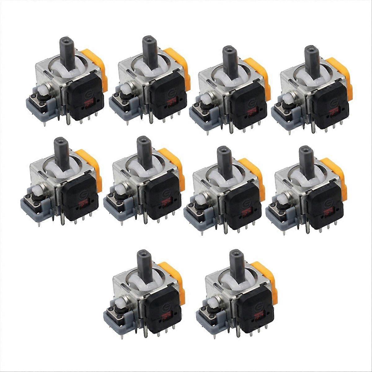 10Pcs Hall Electromagnetic Joystick for Game Console Hall Joystick Sensor Module Potentiometer