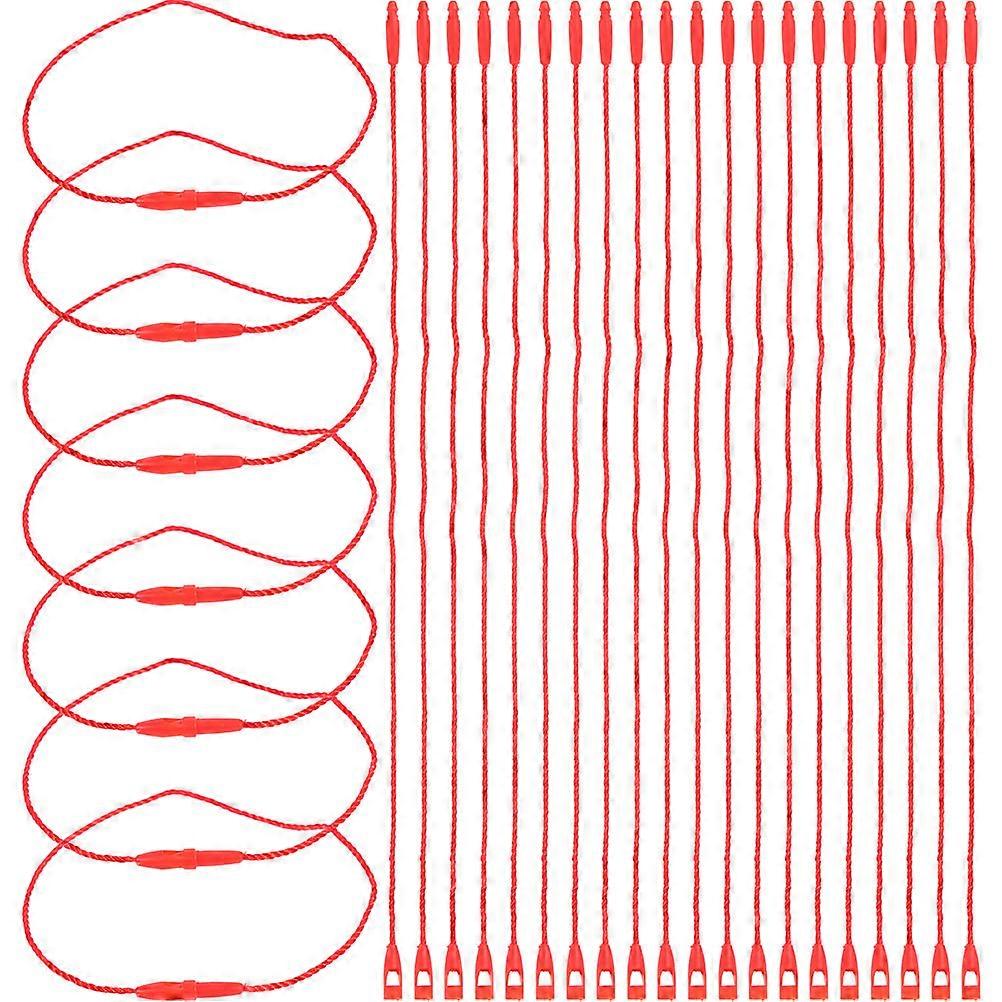 DIY Pendant Lanyard String for Wearing Use Red 200Pcs Craft Strings