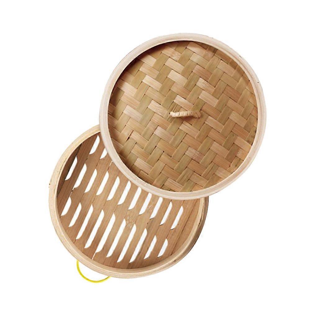 Kitchen Steamer Bamboo Steamer for Dumplings 2Pcs Steamed Buns Basket