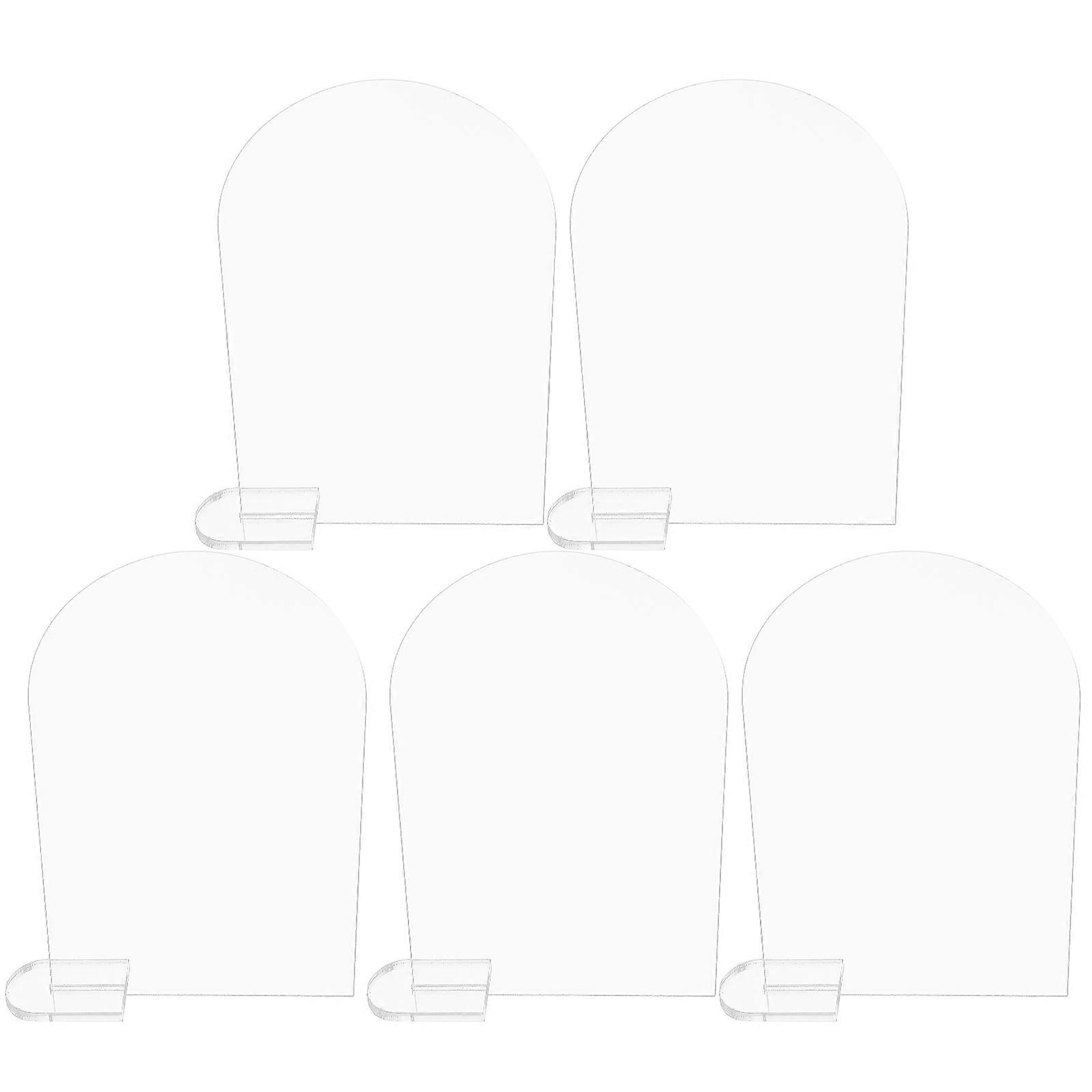 Digital Acrylic Place Cards for Wedding Table Setting 5Sets with Holder