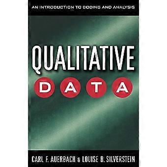 Qualitative Data: An Introduction to Coding and Analyzing (Qualitative studies in psychology)