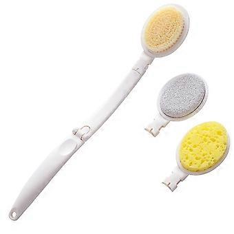 Shower Back Scrubber 20 Inch Long Handle with Soft Bristles for Back Cleaning Men and Women