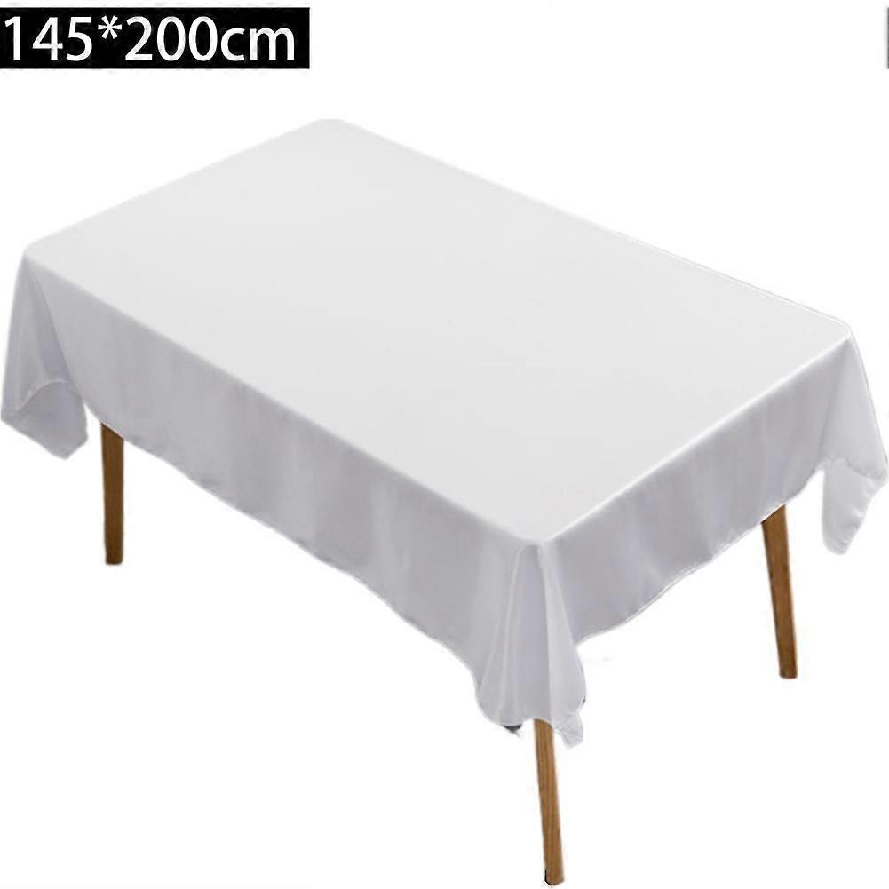 Solid Color Rectangular Glossy Tablecloth