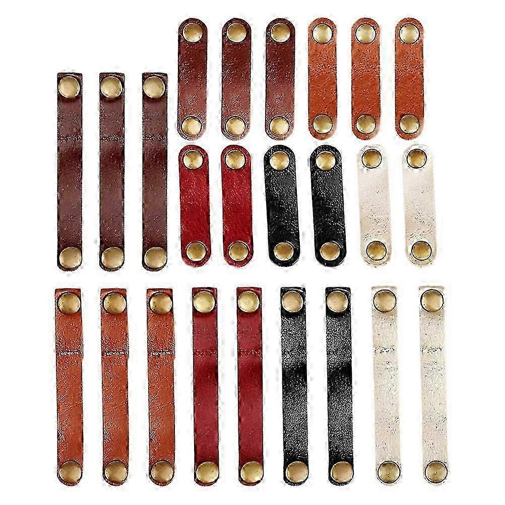 Cord Organizer USB Cable Clips for Organizing Cable 24Pcs Assorted