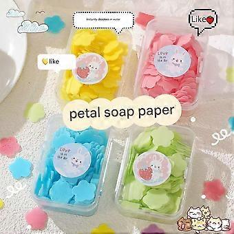 Portable Soap Sheets Disposable Mini Travel Hand Wash
