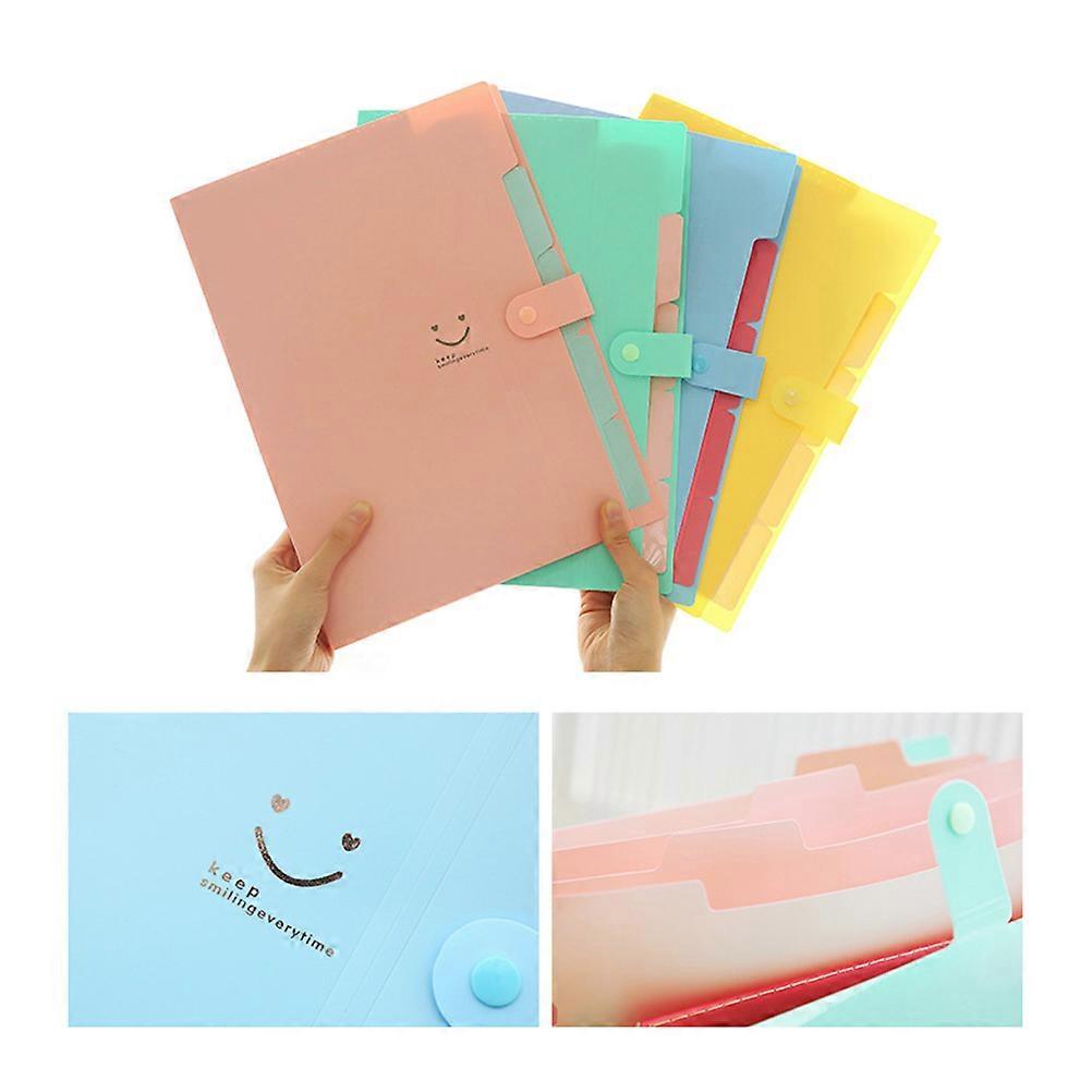 Accordion Folder Face for Files Holding 5 Pockets Set