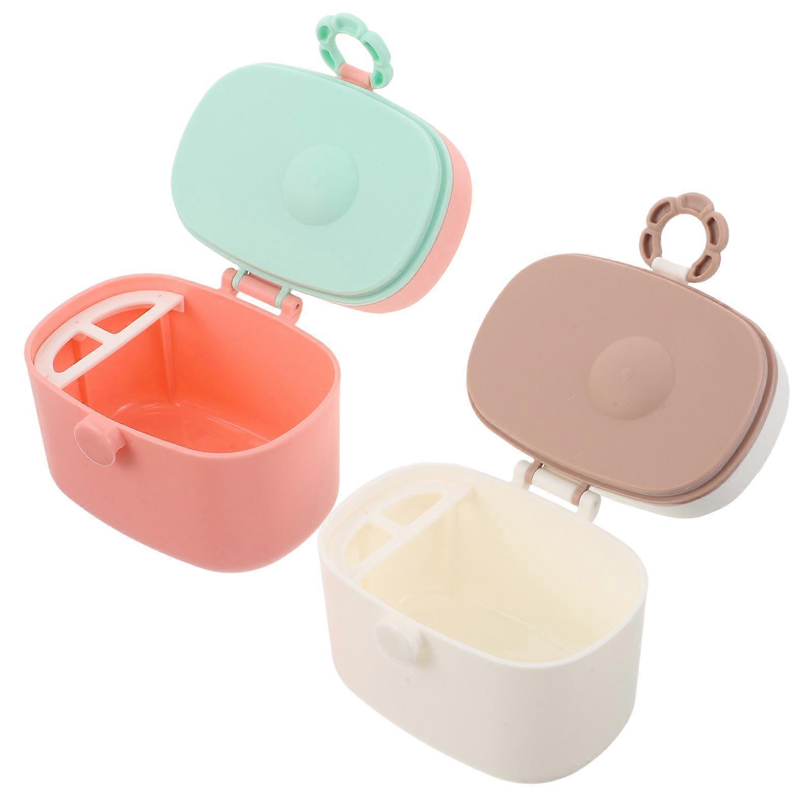 Portable Formula Dispenser Container for Storage with 2Pcs