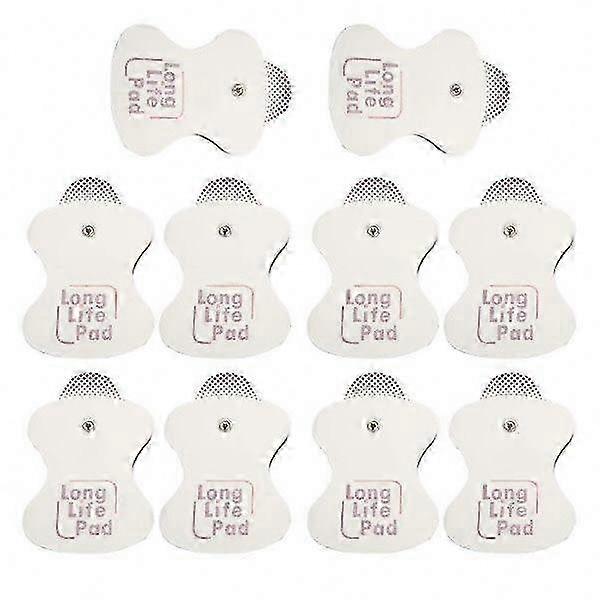 10 Electrode Pads for Massagers, Long-Lasting Replacement Pads