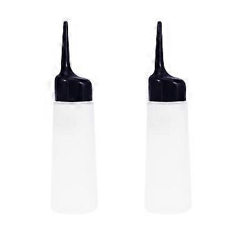 Hair Dye Container Plastic Refillable Tool 6Pcs for Salon Use