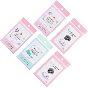 Oil Absorbing Tissues for Women 5Pcs Portable Facial Paper for Cleaning
