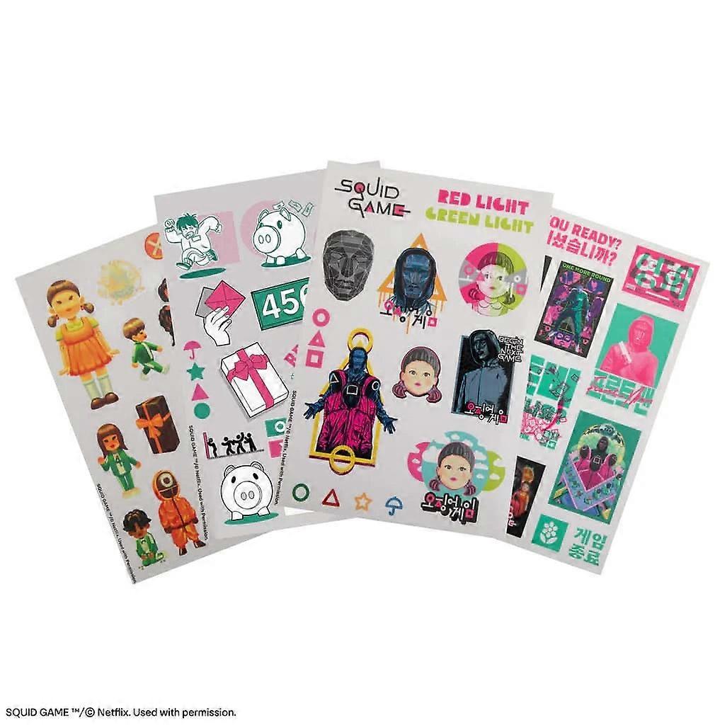 Set van 60 Squid Game-stickers | Acotis