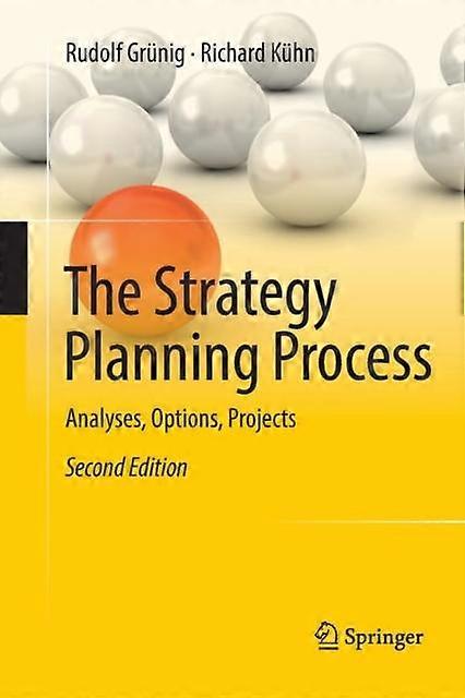The Strategy Planning Process Analyses Options Projects - Rudolf Grnig - Paperback - en Book