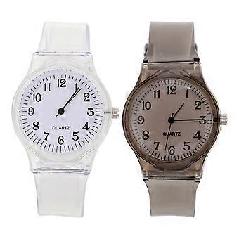 Children Watch Plastic Watch for Kids 2Pcs Durable Waterproof School Students