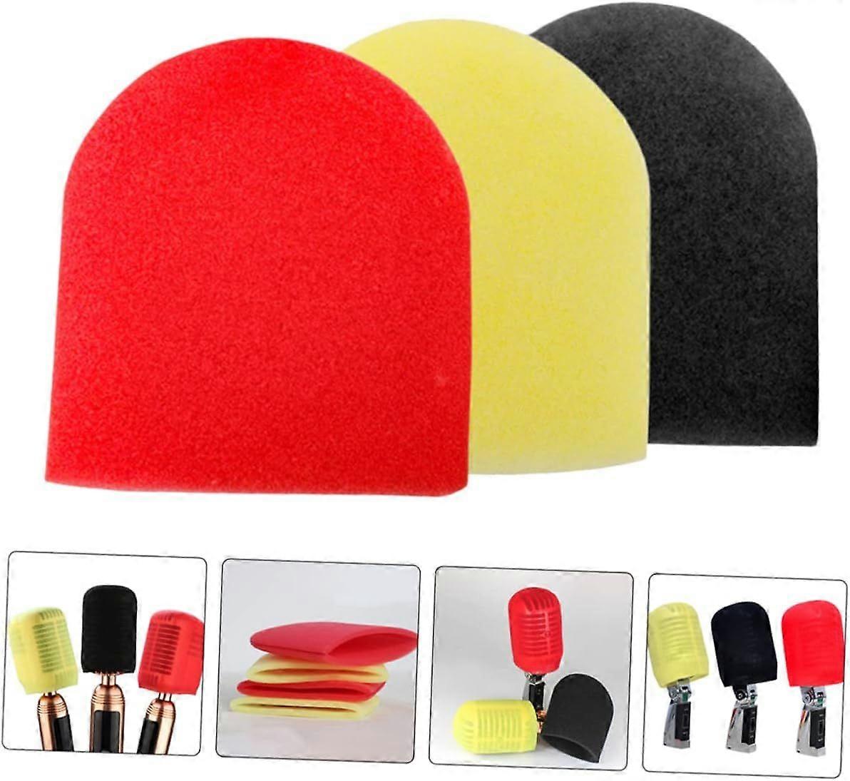 3sets Thick Sponge  Covers Universal  Windscreen rophone Protectors Covers