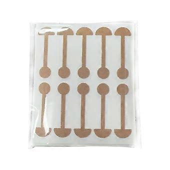 50/100 unidades de pegatinas pequeñas para la nariz con forma de mancuerna. Altamente transpirables. K4L0