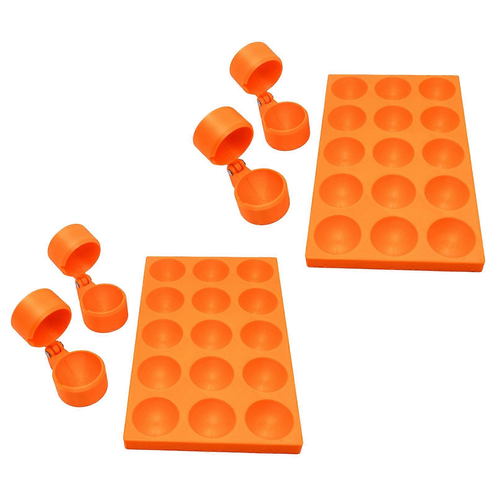 Two Pack Round Cake Making Supplies Having Stable Base For Easy Baking Process Multicolor